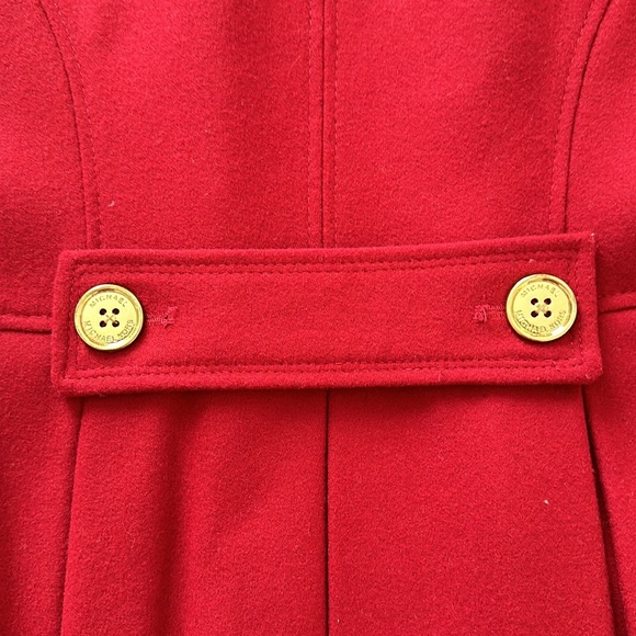 Michael Kors Size Small Red color with gold bottons NWOT - Picture 6 of 7